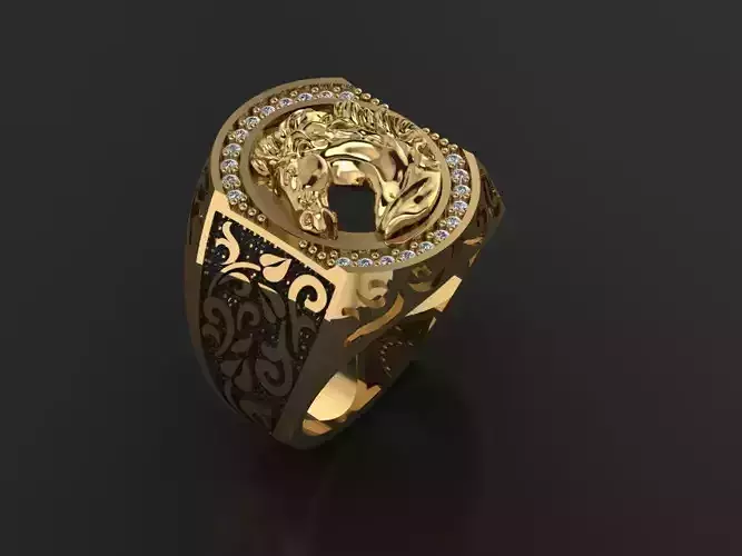 Ring Horse 3D print model