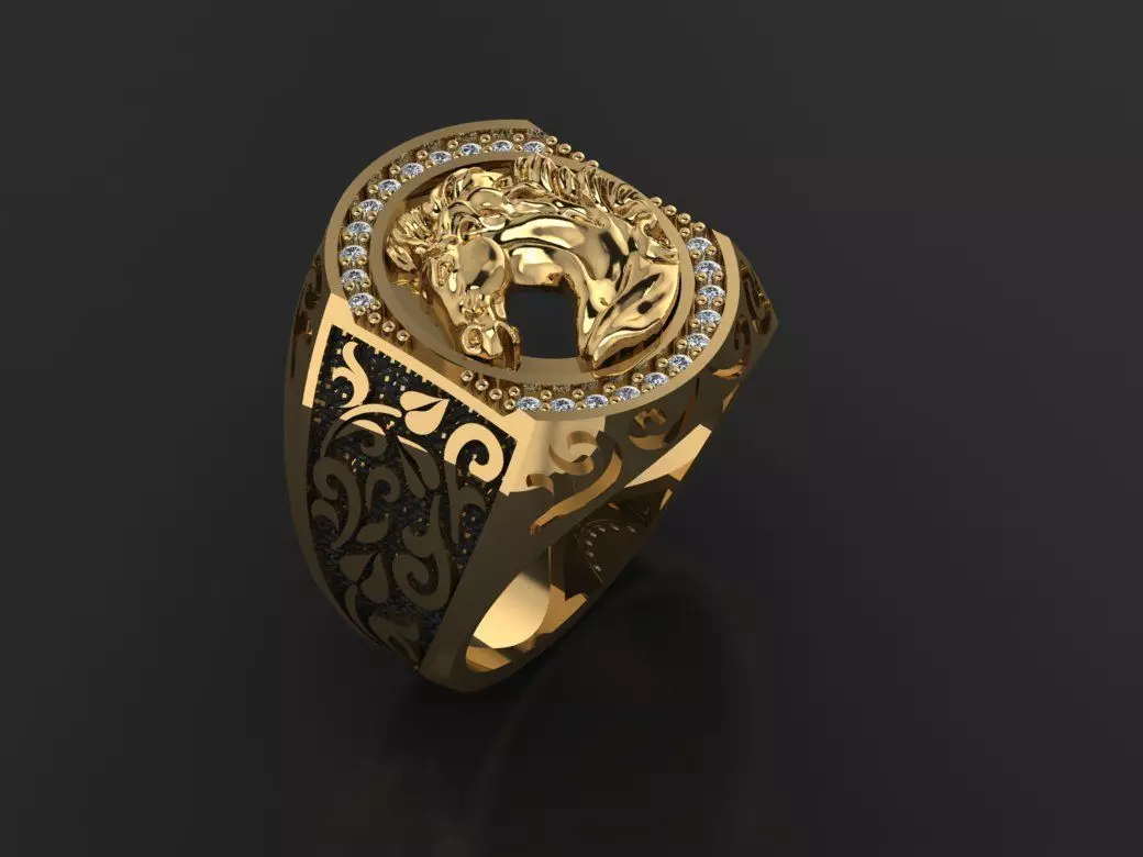 Ring Horse 3D print model_0