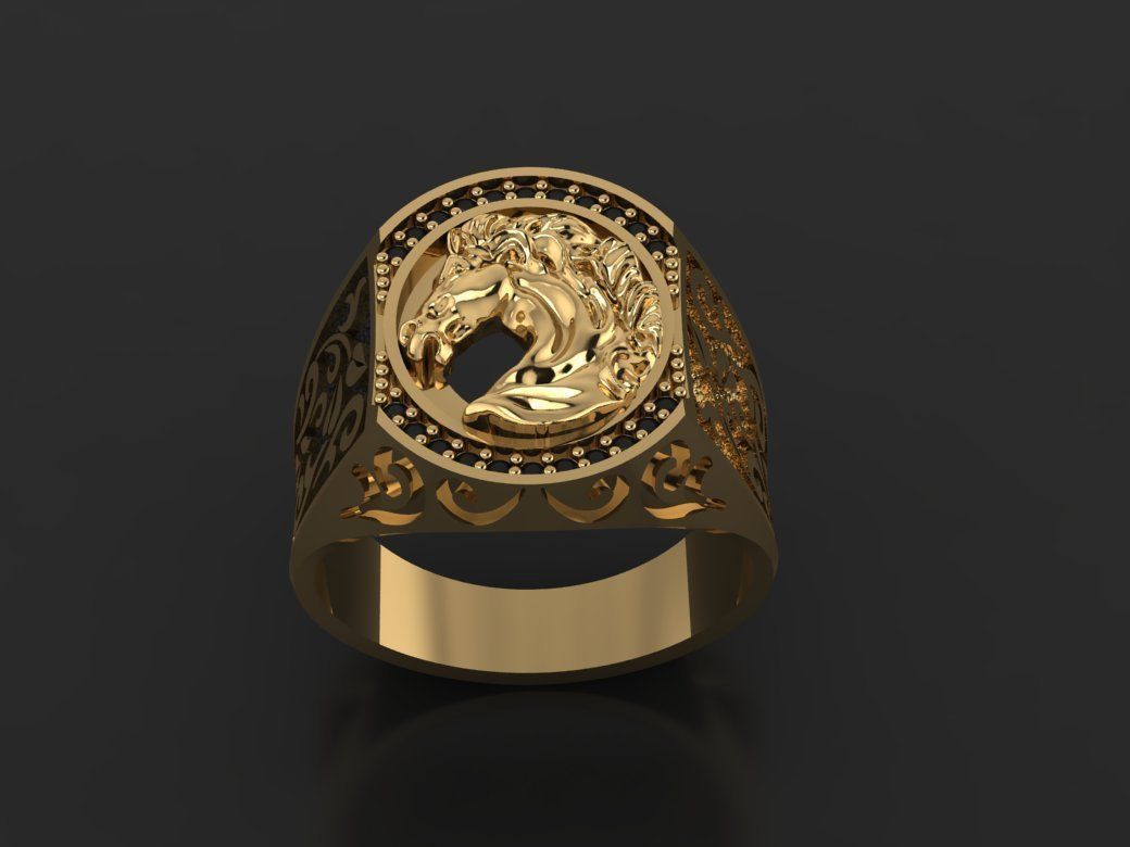 Ring Horse 3D print model_1