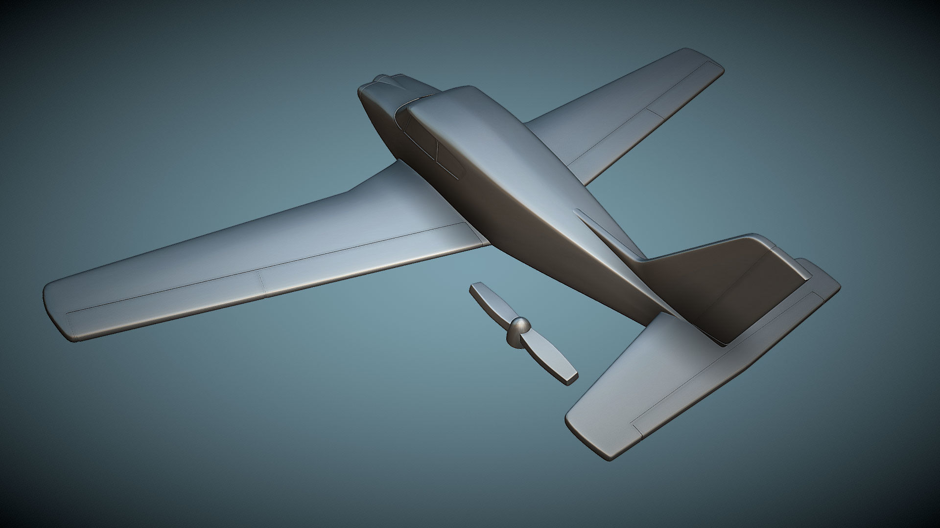 Piper PA-24 Comanche - 3D Printable Model 3D print model_2