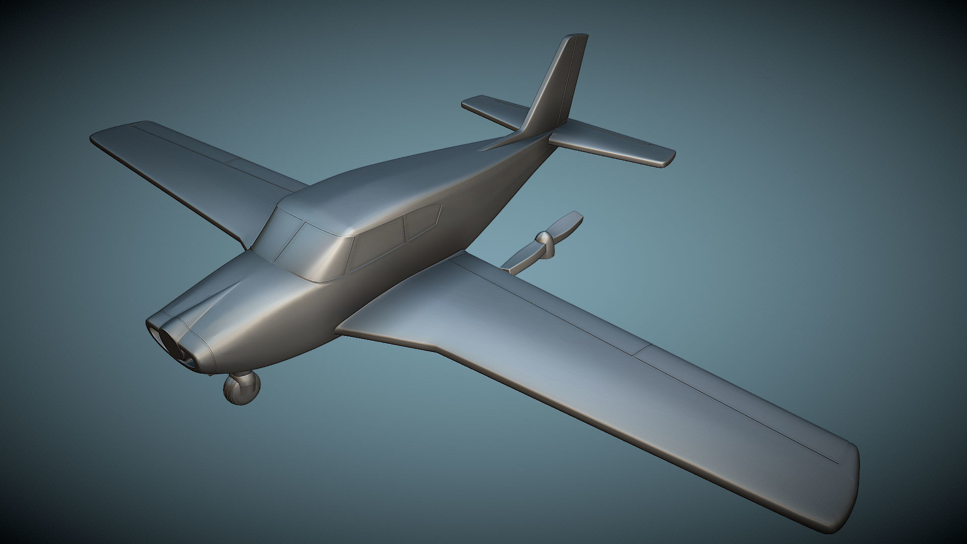 Piper PA-24 Comanche - 3D Printable Model 3D print model_1