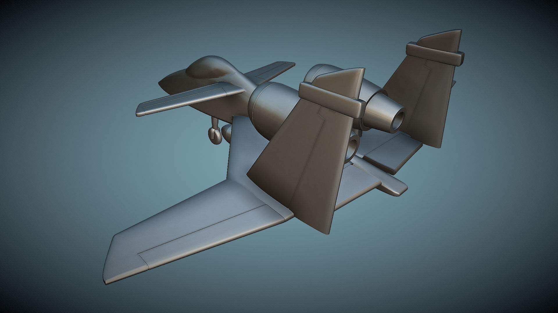 PZL-230 Skorpion - 3D Printable Model 3D print model_2