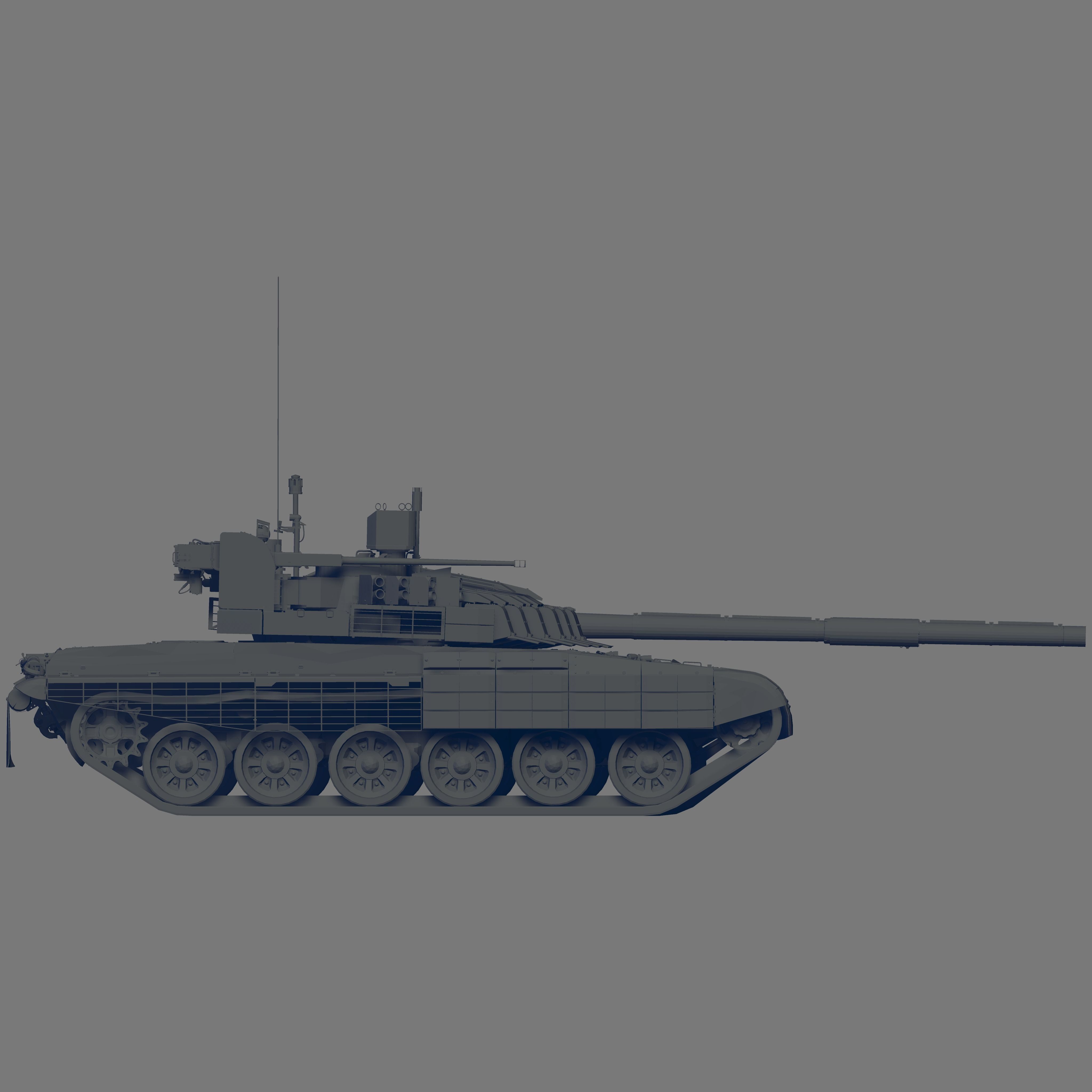 T 72M2 3D model | CGTrader