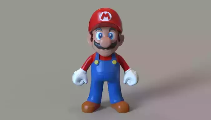 3D Print Ready Mario 