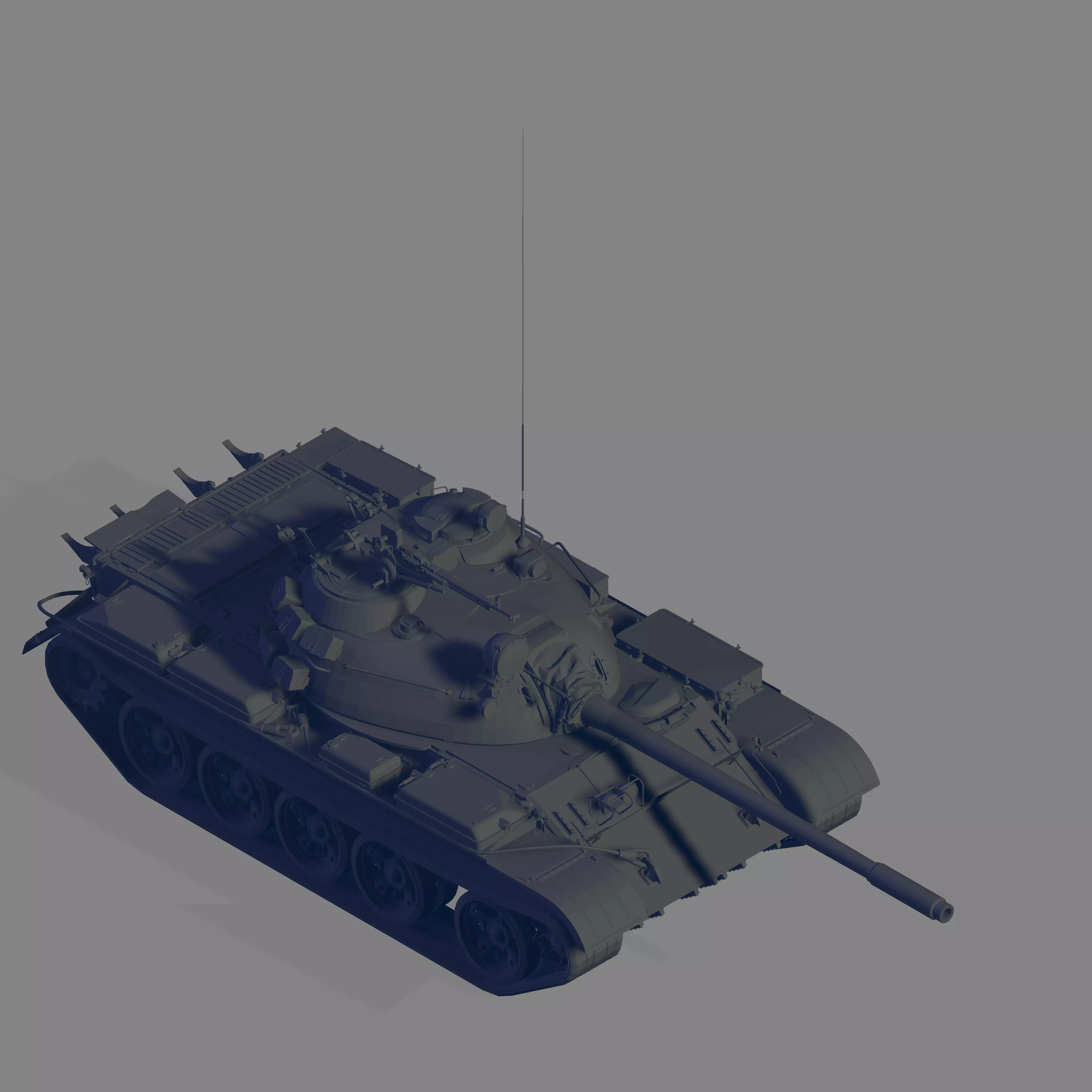 T 55A 3D model_0
