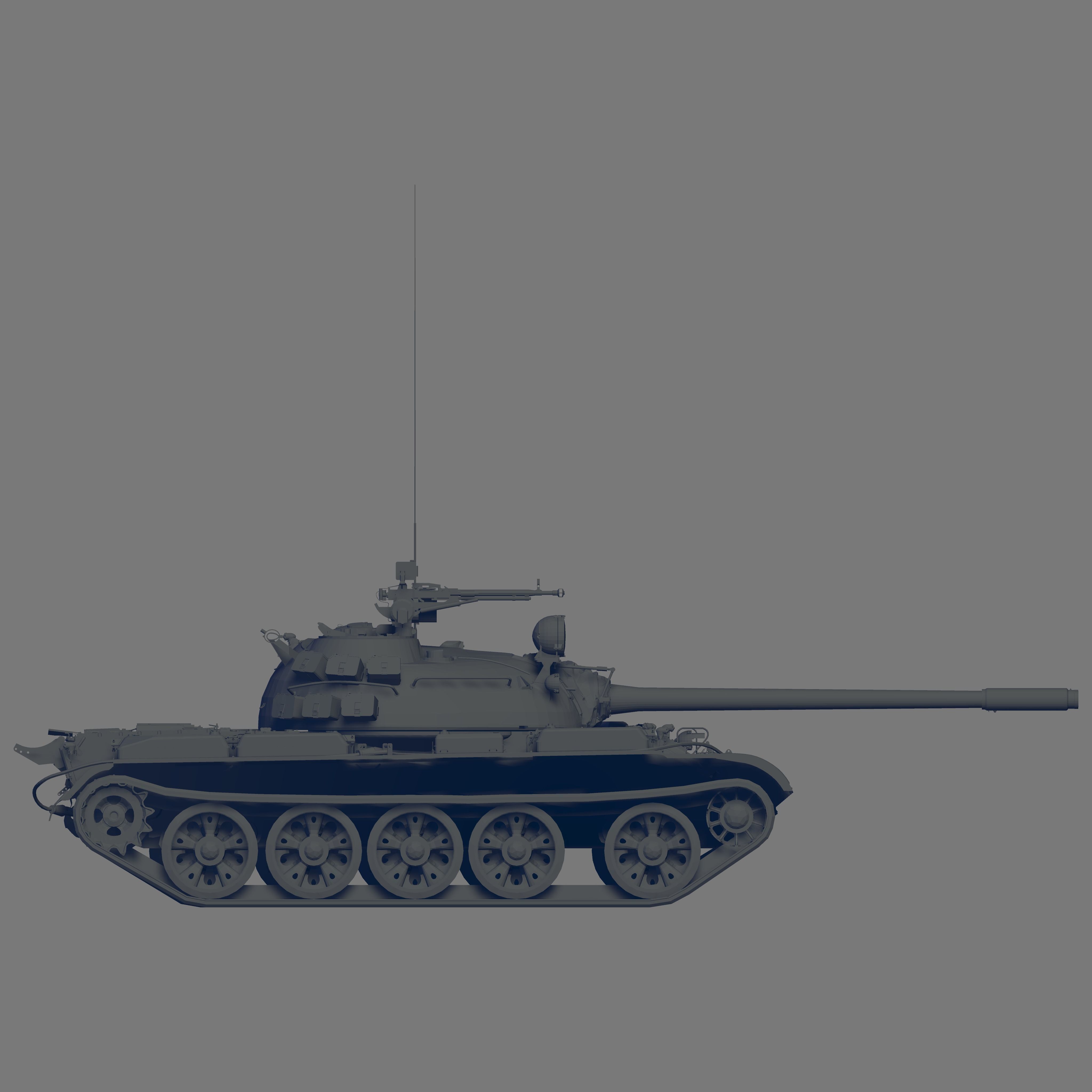 T 55A 3D model_3