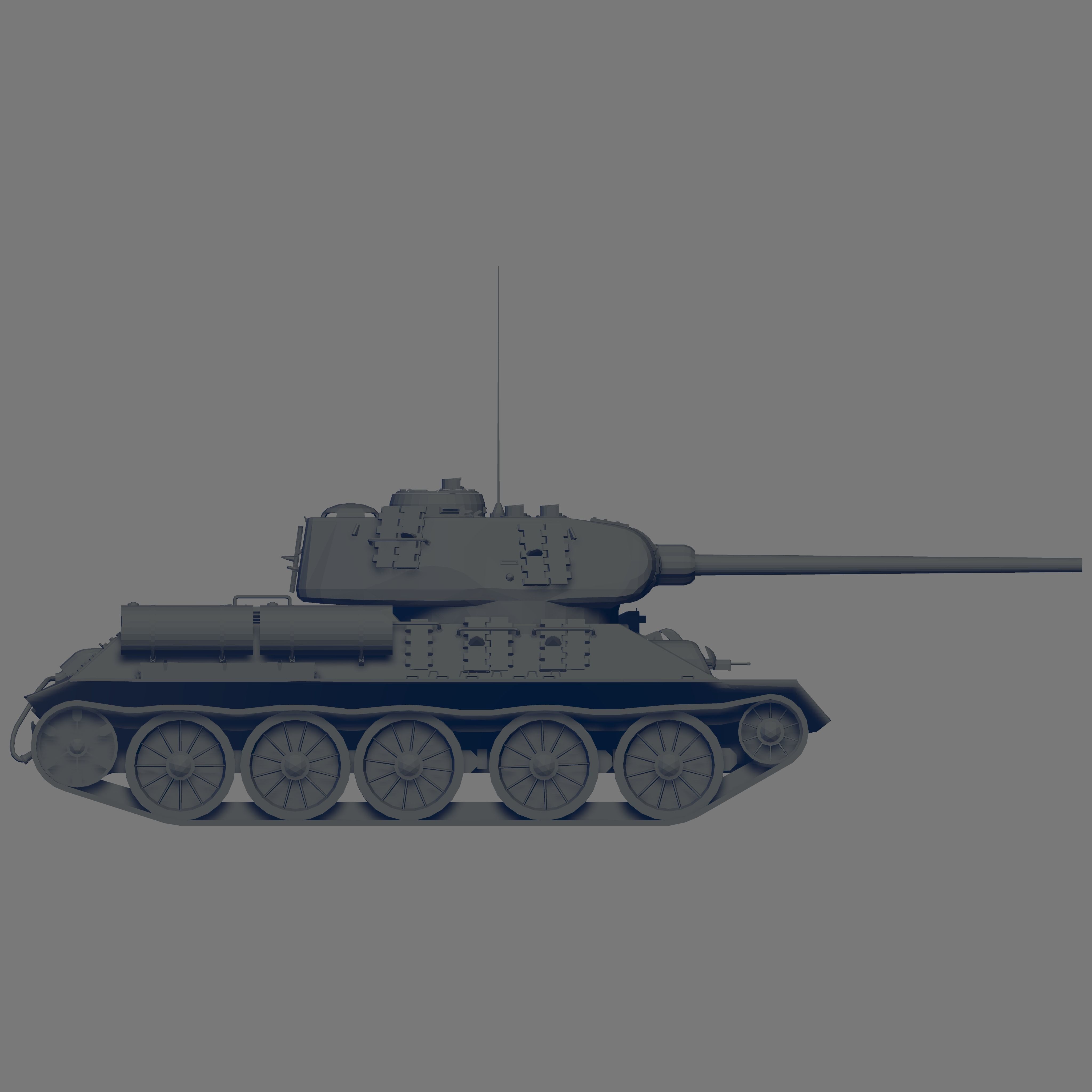 T 34 85 3D model_3