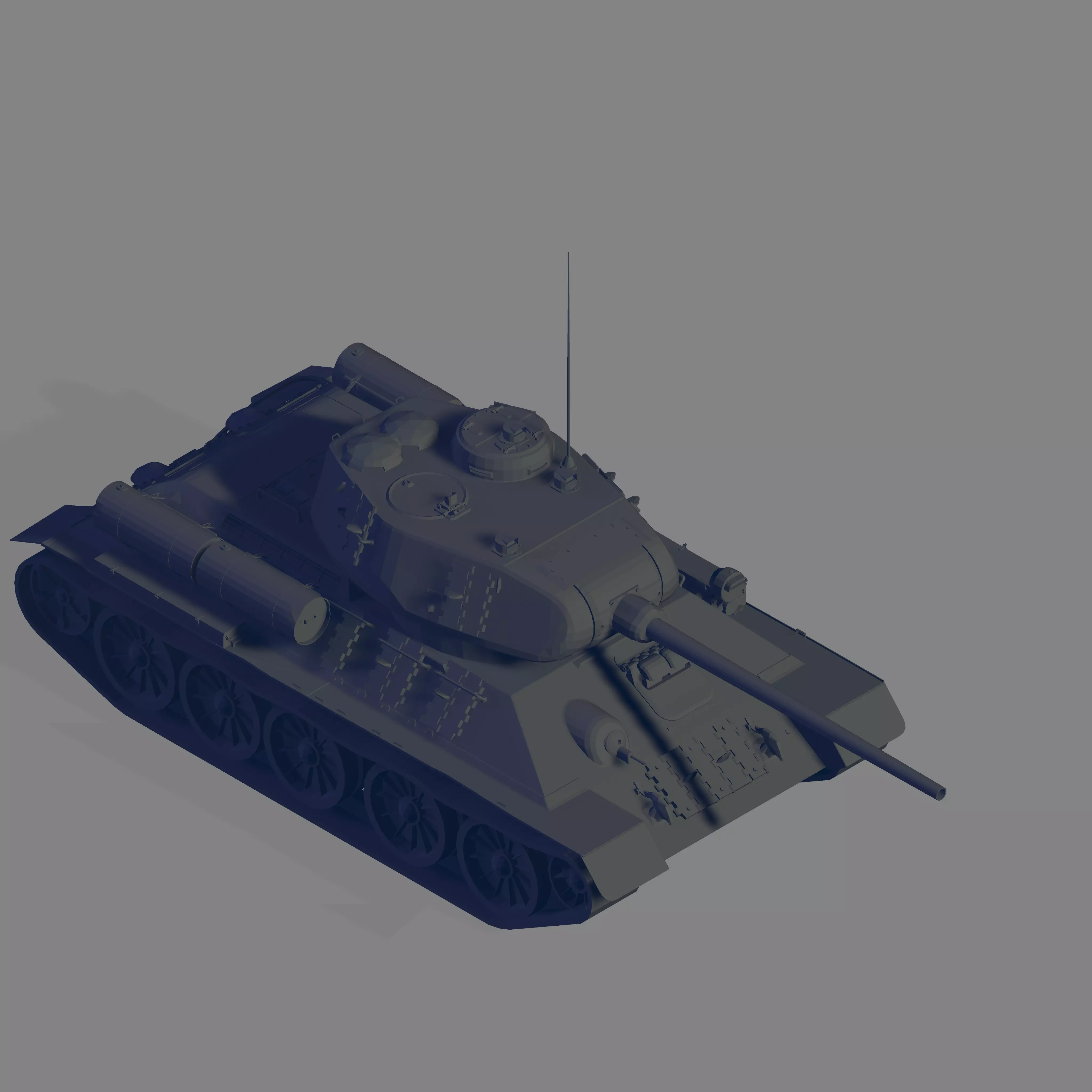 T 34 85 3D model_0