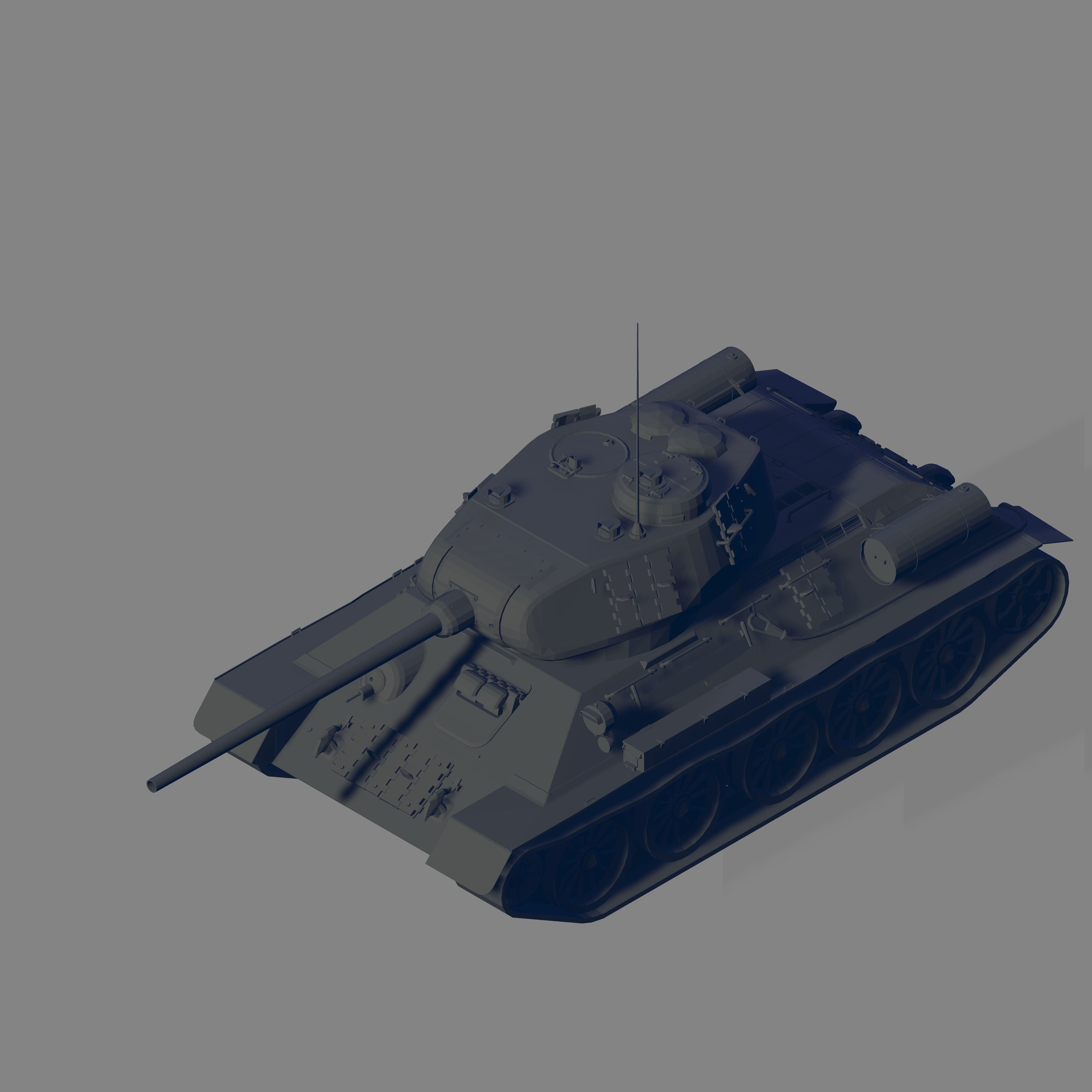 T 34 85 3D model_1
