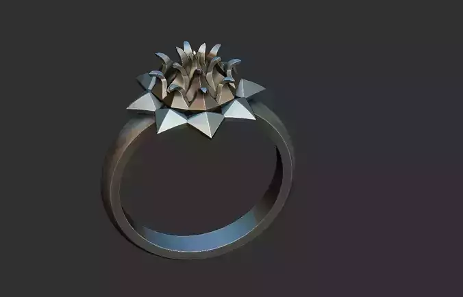 Origami Flower ring