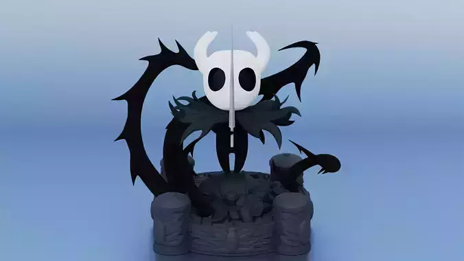 Knight from game Hollow Knight