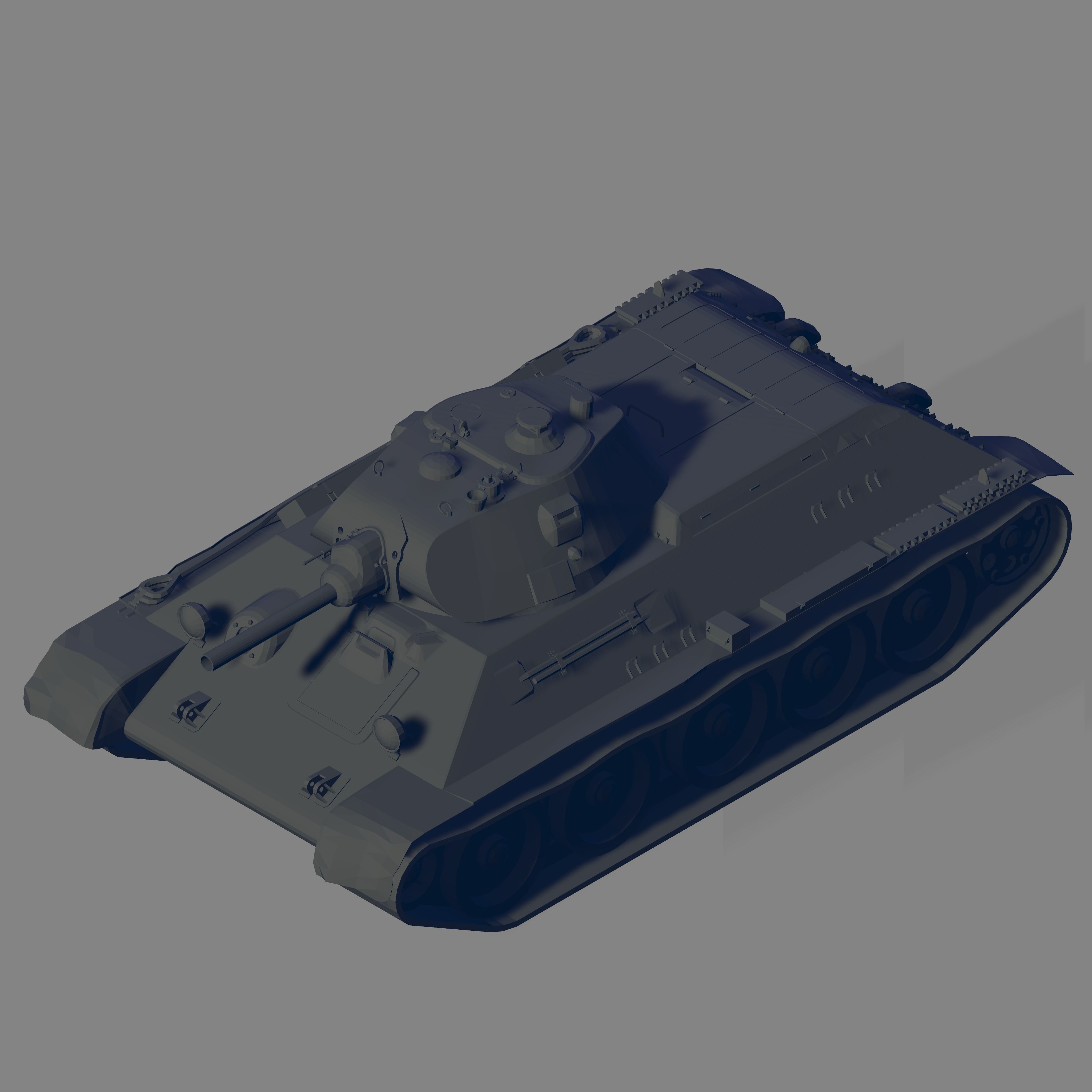 T 34 1940 3D model_1