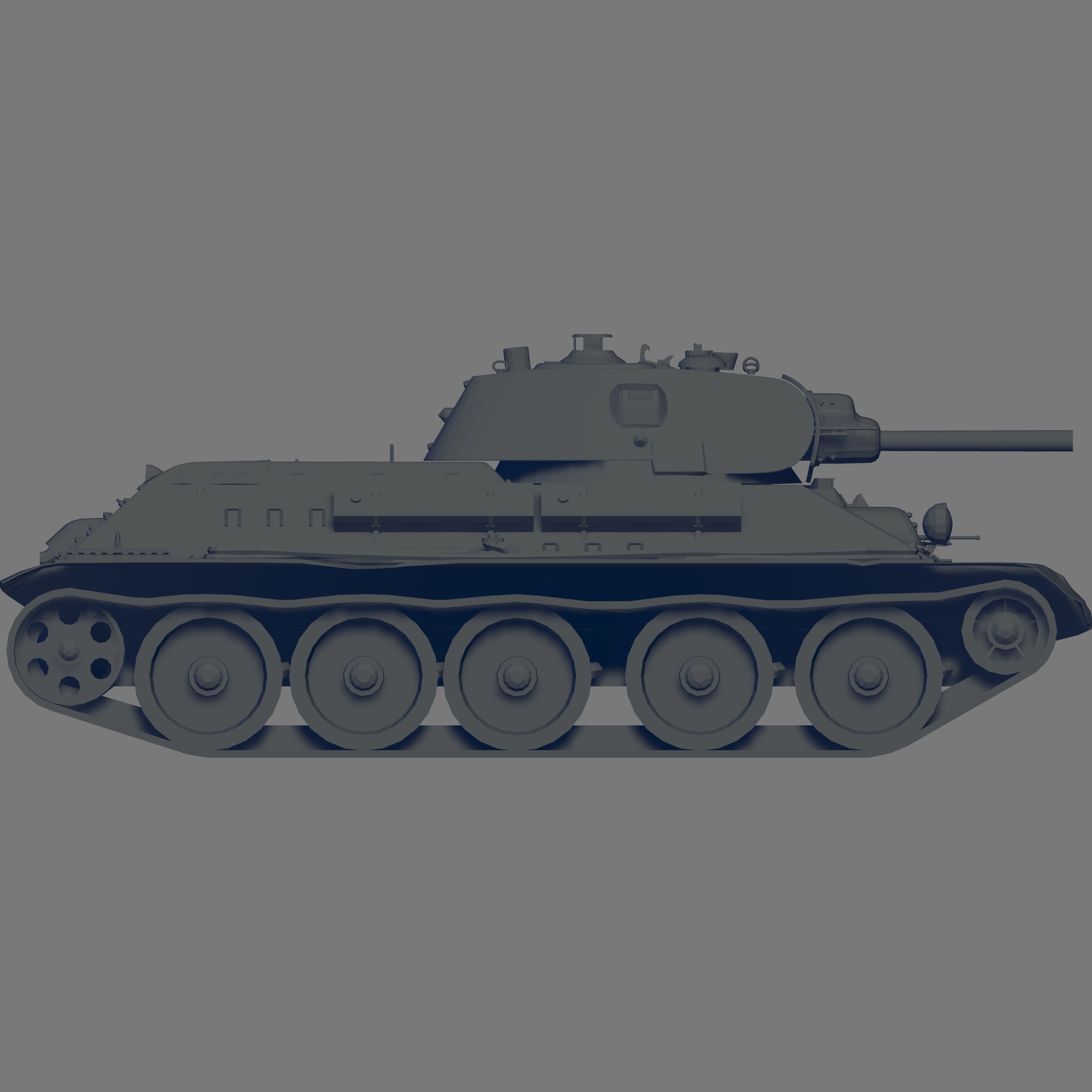 T 34 1940 3D model_3