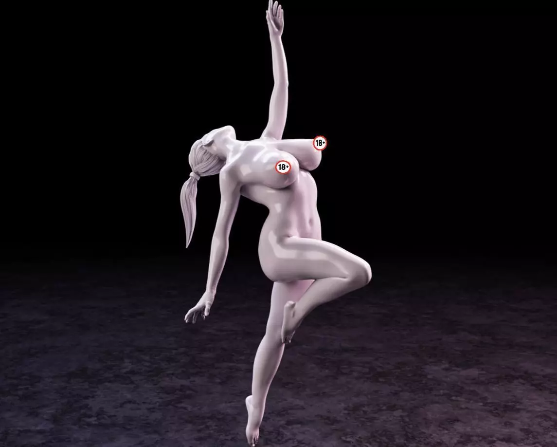 Sexy girl 139 3D print model_0