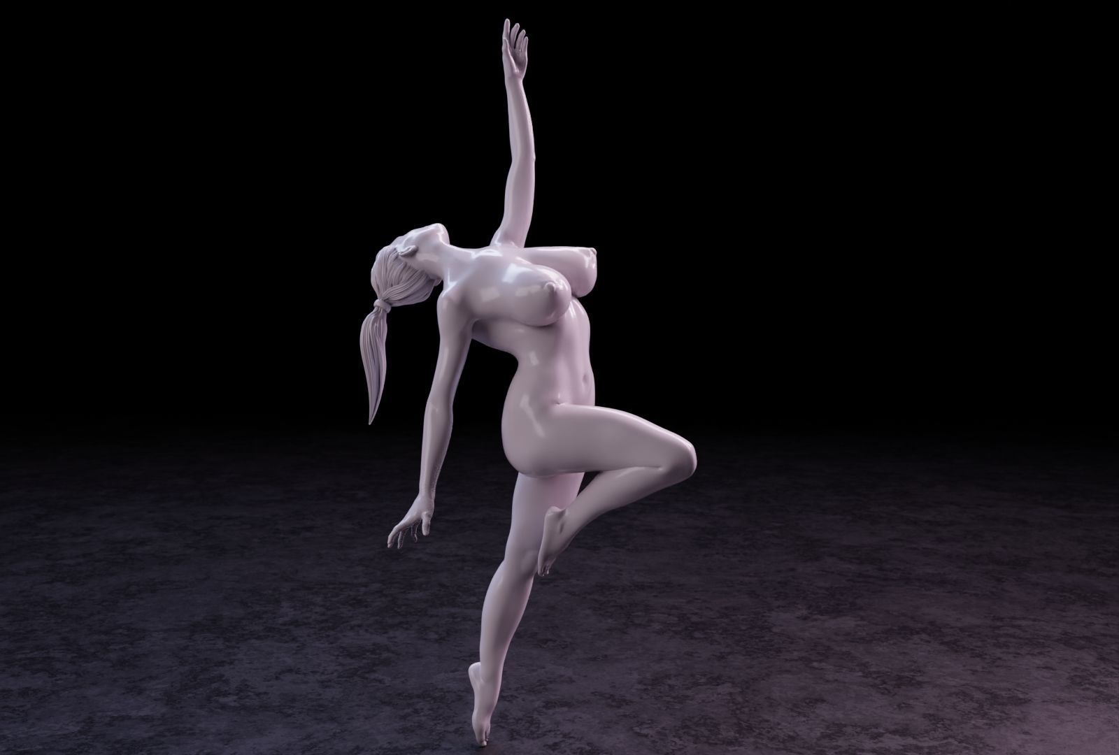 Sexy girl 139 3D print model_3