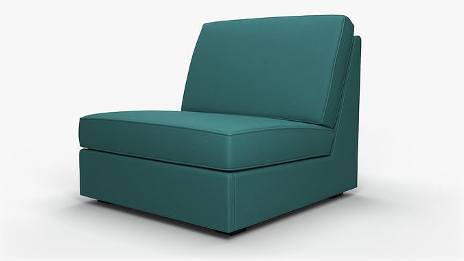 Kivic Sofa Ikea Low-poly 3D model 2