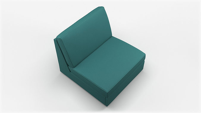 Kivic Sofa Ikea Low-poly 3D model 3