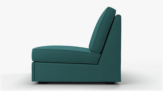 Kivic Sofa Ikea Low-poly 3D model 4