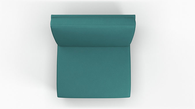 Kivic Sofa Ikea Low-poly 3D model 5