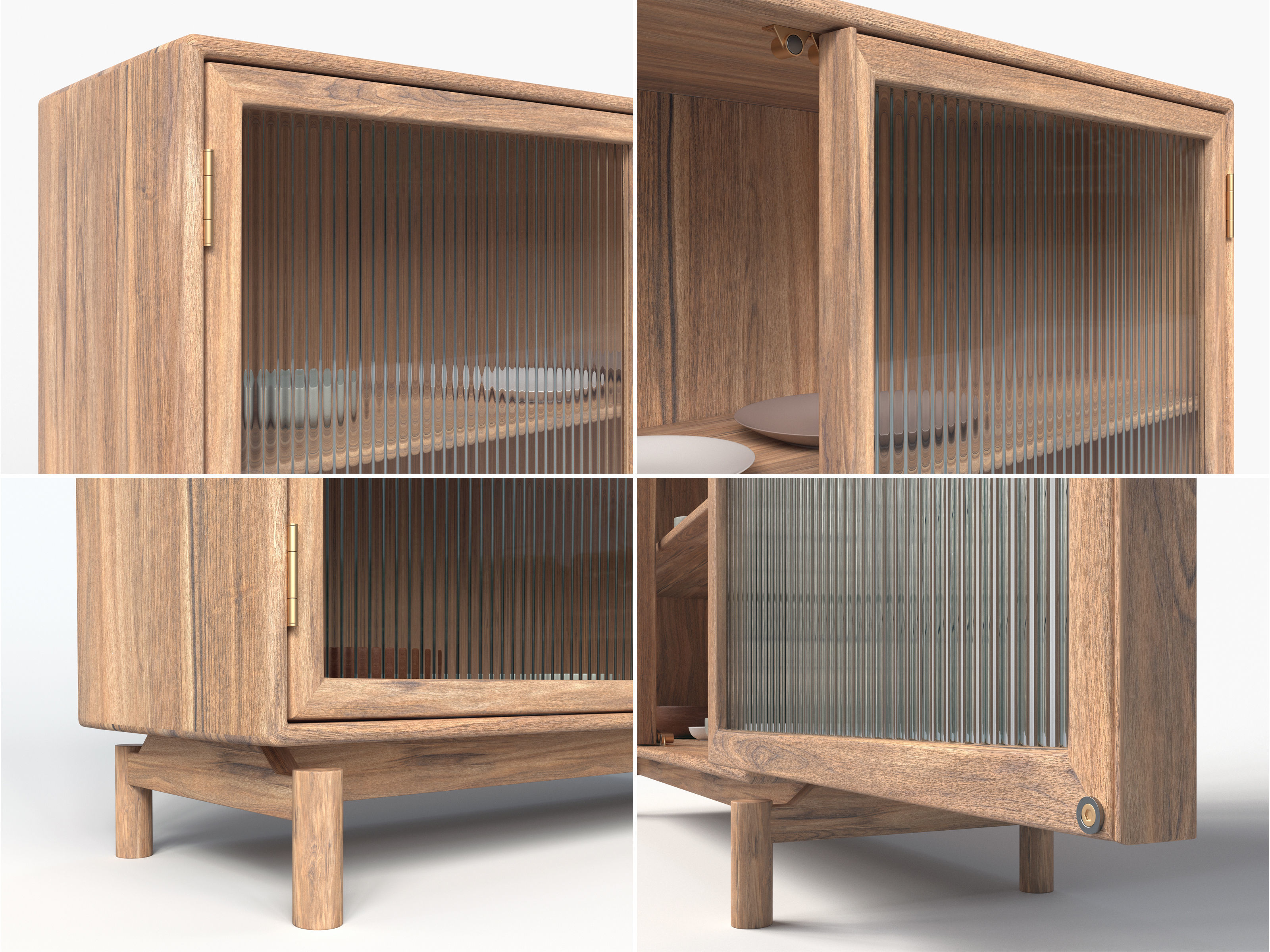 Cabinet Storage 3D model_7