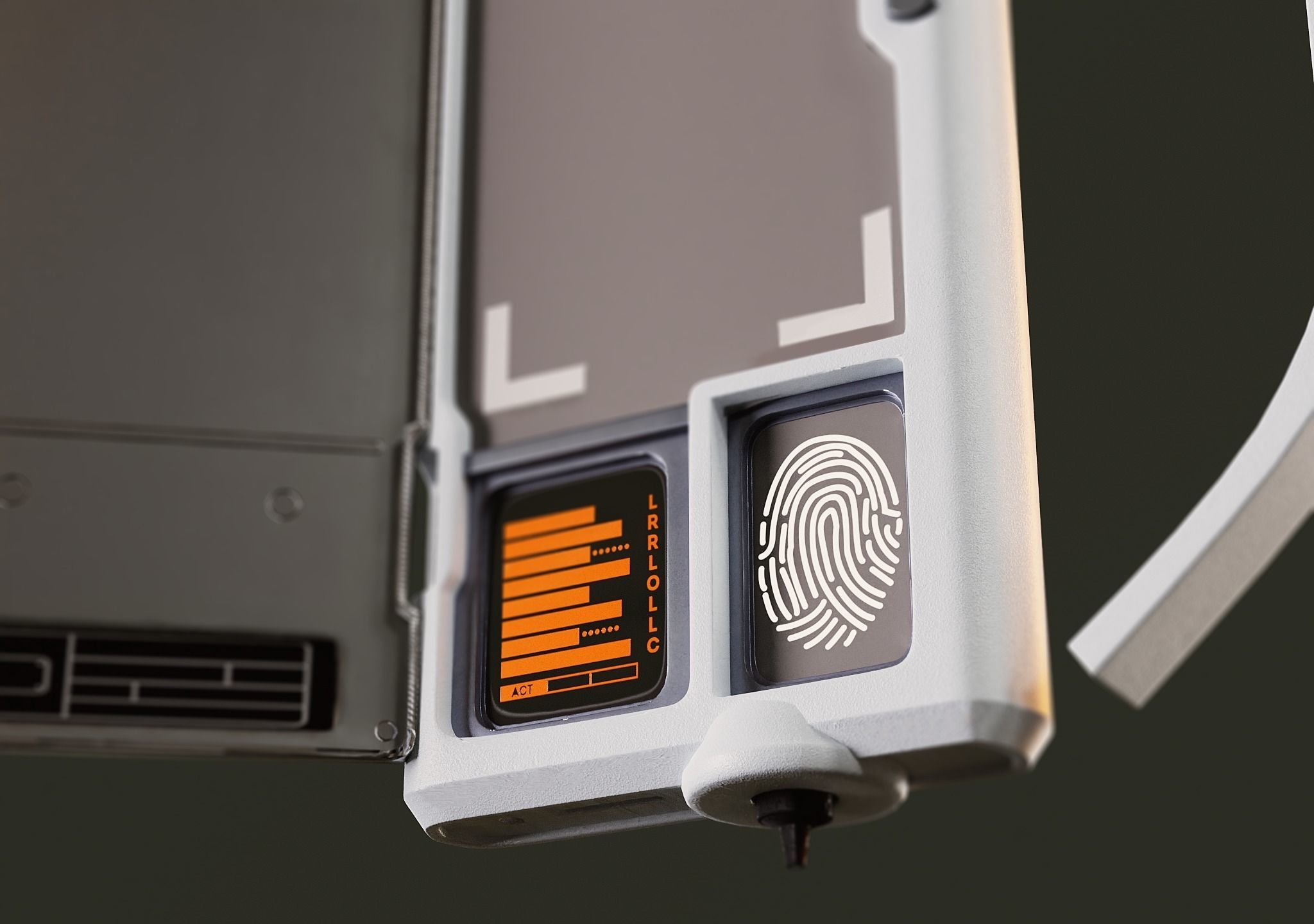 Portable Device Low-poly 3D model_2