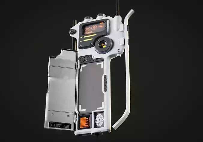Portable Device Low-poly 3D model