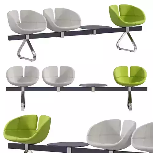 Fjord sofa by Patricia Urquiola 3D model