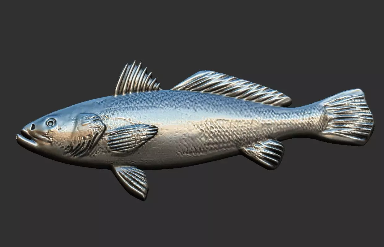 Fish Relief 3D print model
