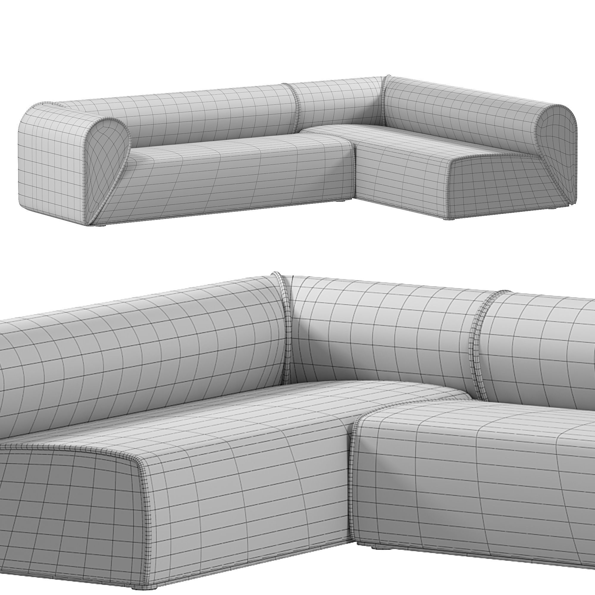 Heartbreaker sofa by Johannes Torpe 3D model_3