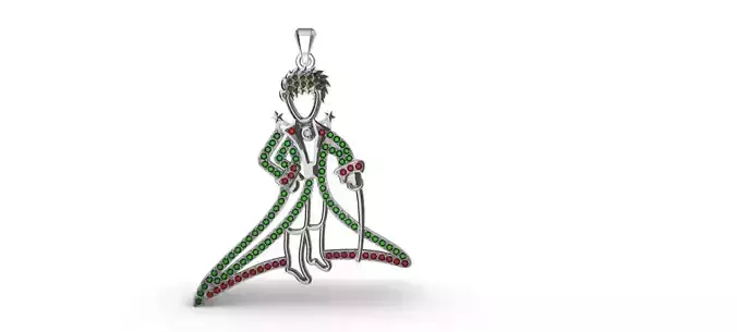 Little Prince with brilhants 3D print model