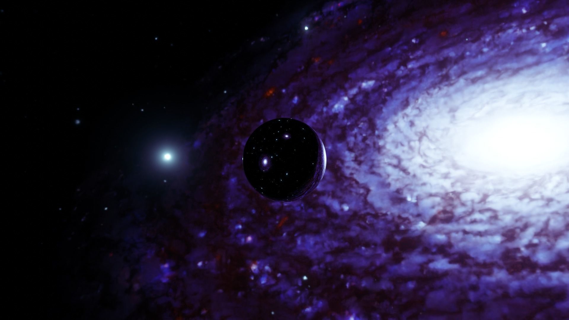 4 Free space HDRIs Free low-poly 3D model_4