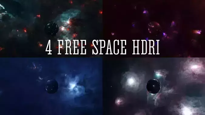 4 space HDRIs