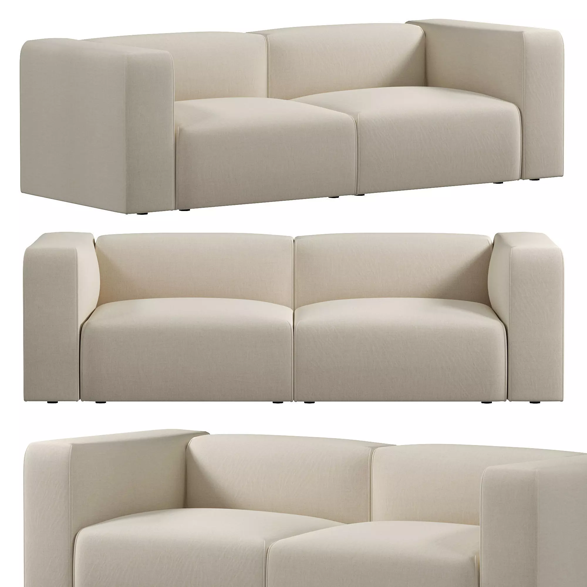 Spring sofa by Patricia Urquiola 3D model