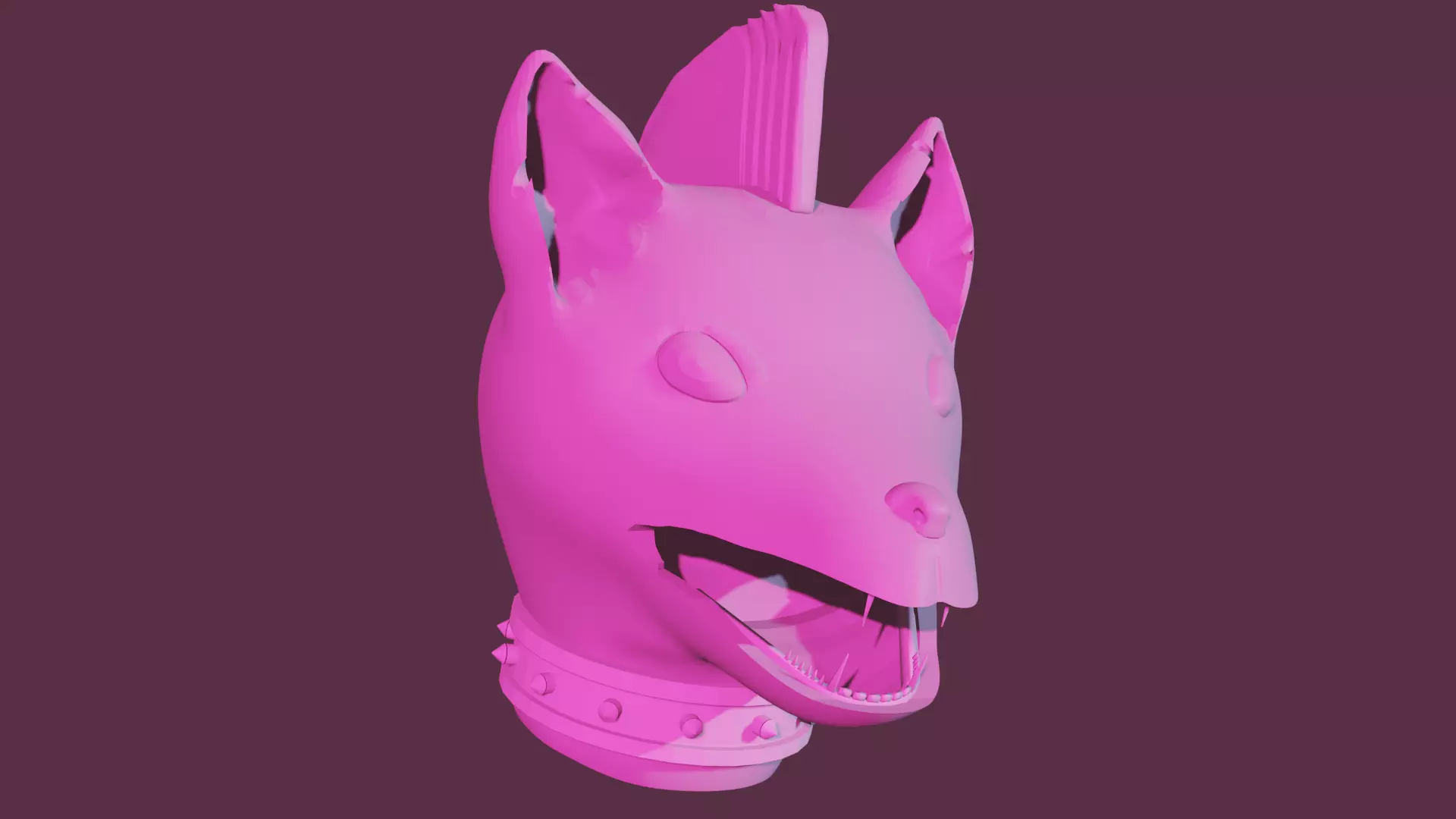 FOX HEAD Free 3D model