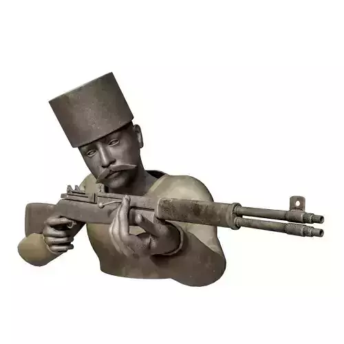 sattar khan sculpture 