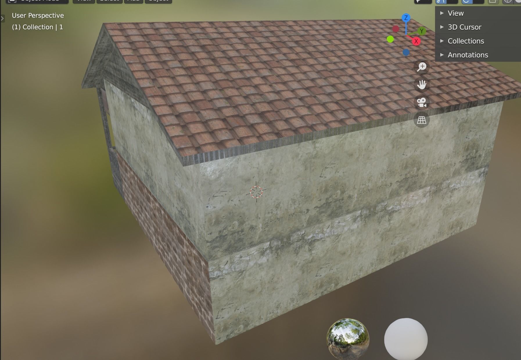 house building 1 Low-poly 3D model_13