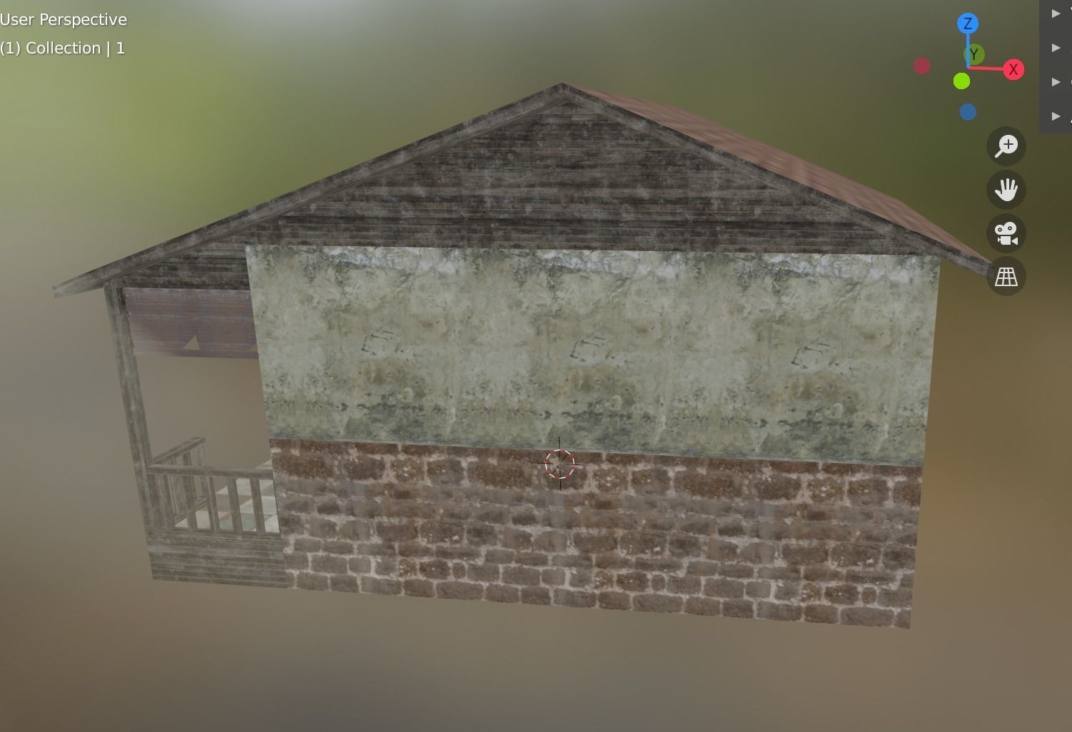 house building 1 Low-poly 3D model_11