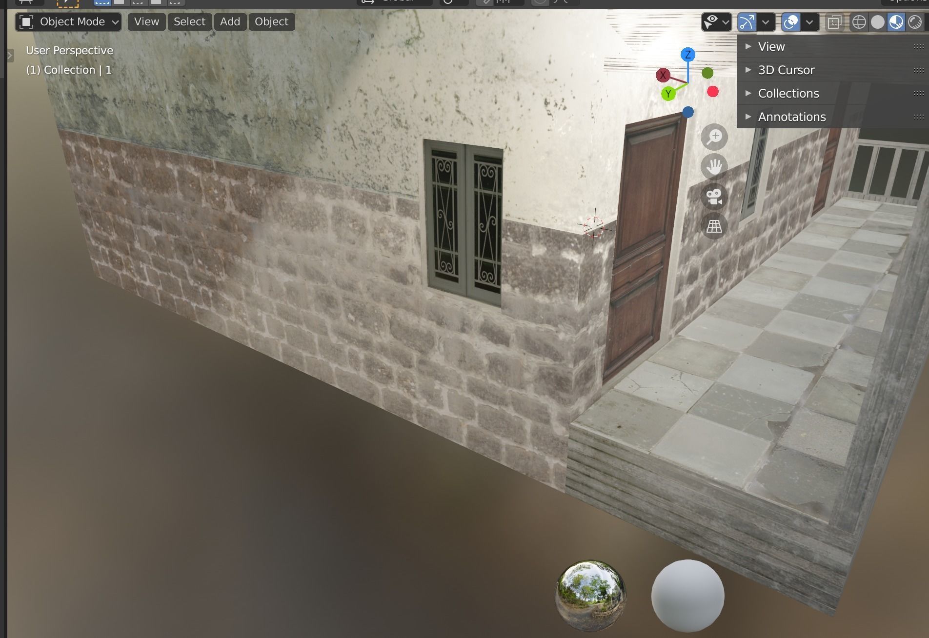 house building 1 Low-poly 3D model_12