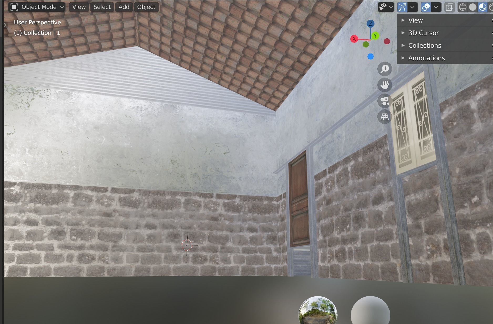 house building 1 Low-poly 3D model_7