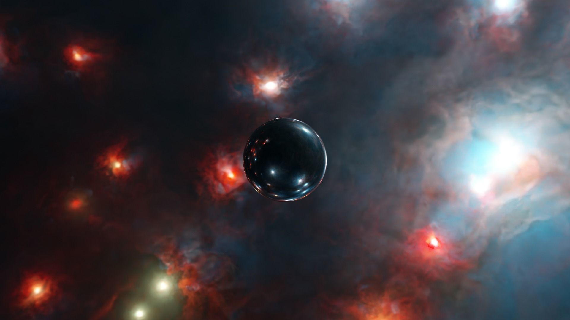 4 space cosmic HDRIs Free low-poly 3D model_2