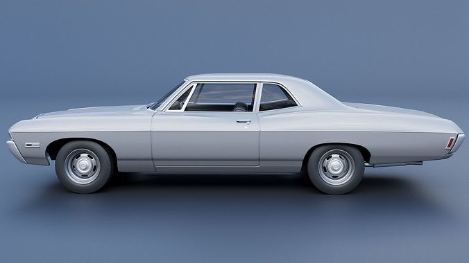 Chevrolet Bel Air 1968 3D print model 4