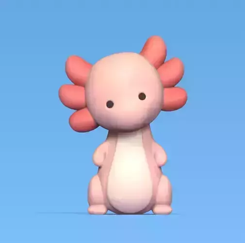 Axolotl Small Eyes