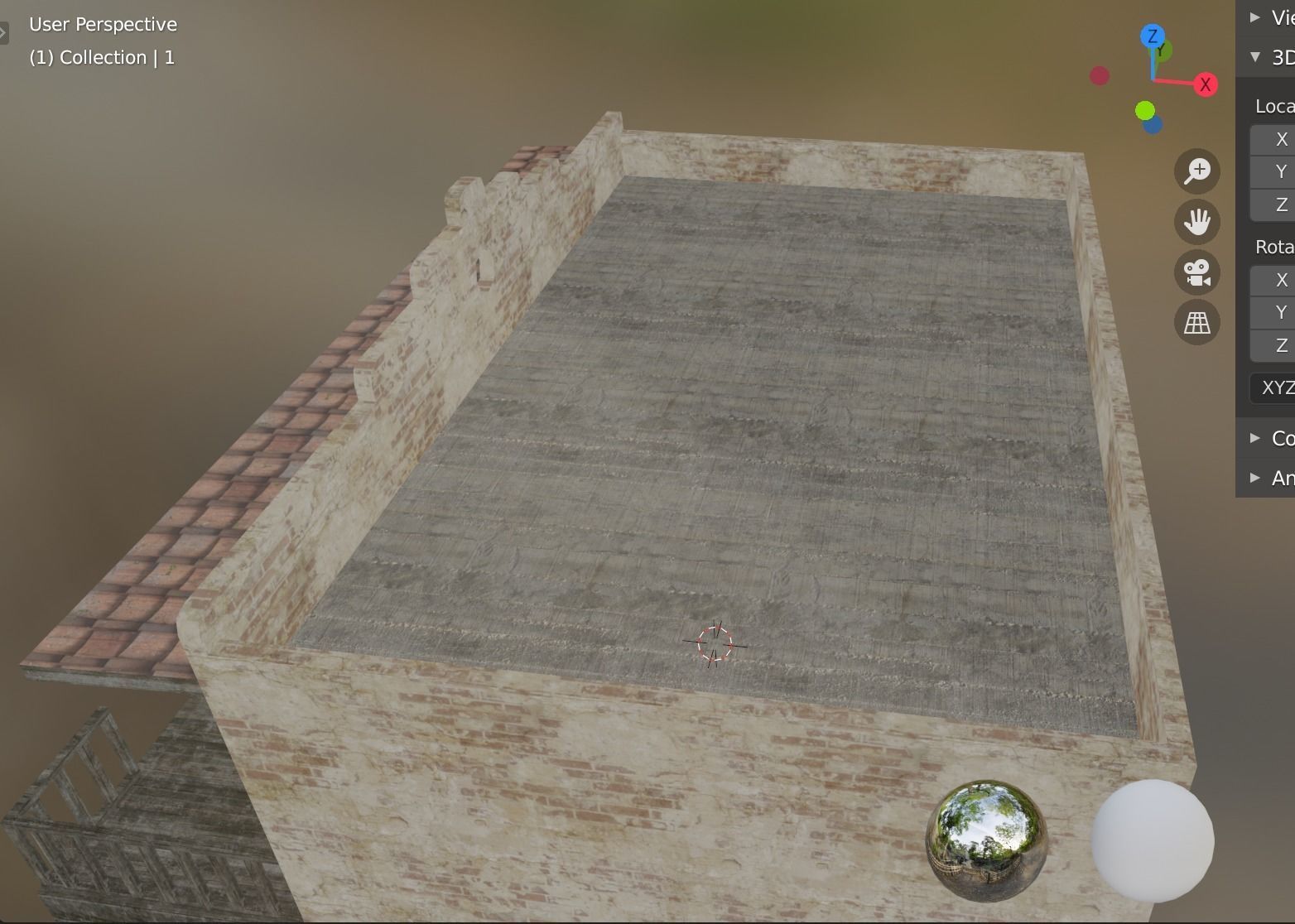 house building 2 Low-poly 3D model_6