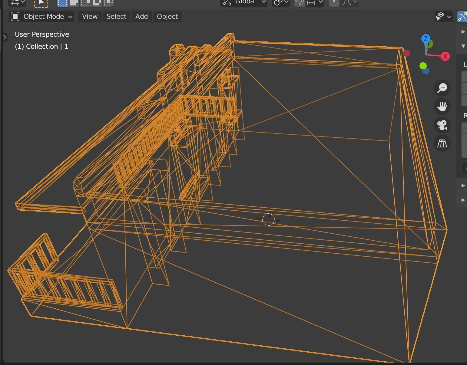 house building 2 Low-poly 3D model_7