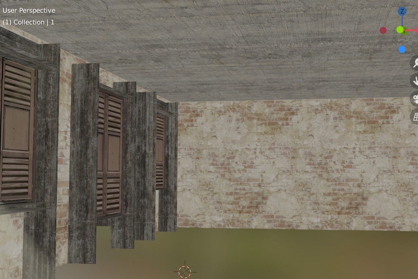 house building 2 Low-poly 3D model_5