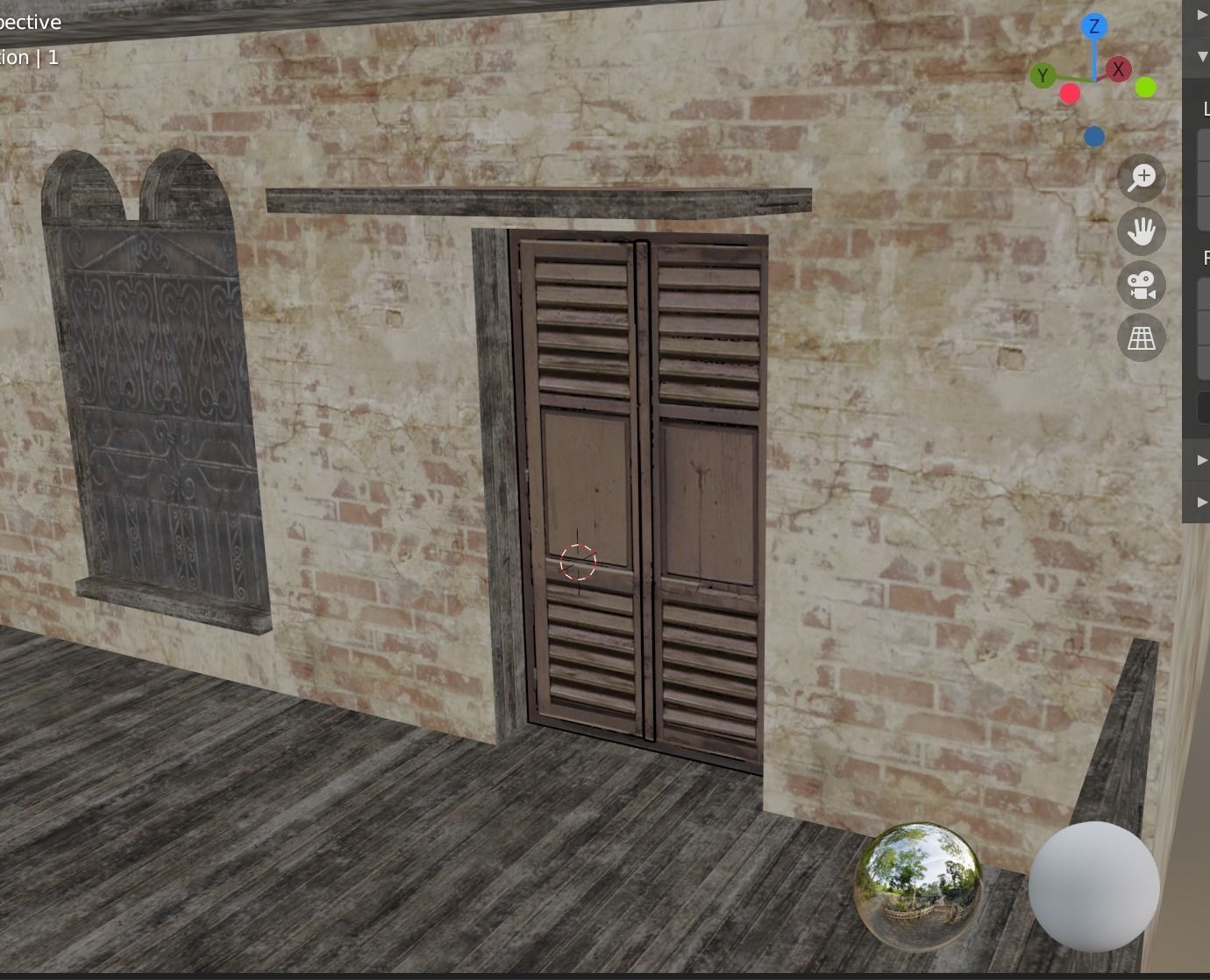 house building 2 Low-poly 3D model_3