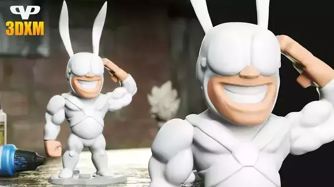 Arthur The Tick Chibi STL for 3D Printing ChibiSTL 3DXM 3D print model