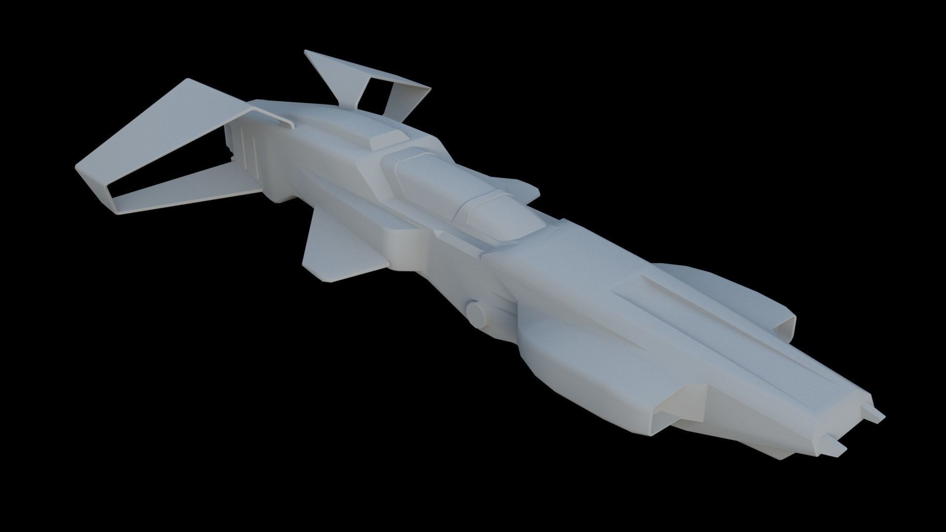 Sci Fi SET -  Aircraft Spaceship 3D model_25