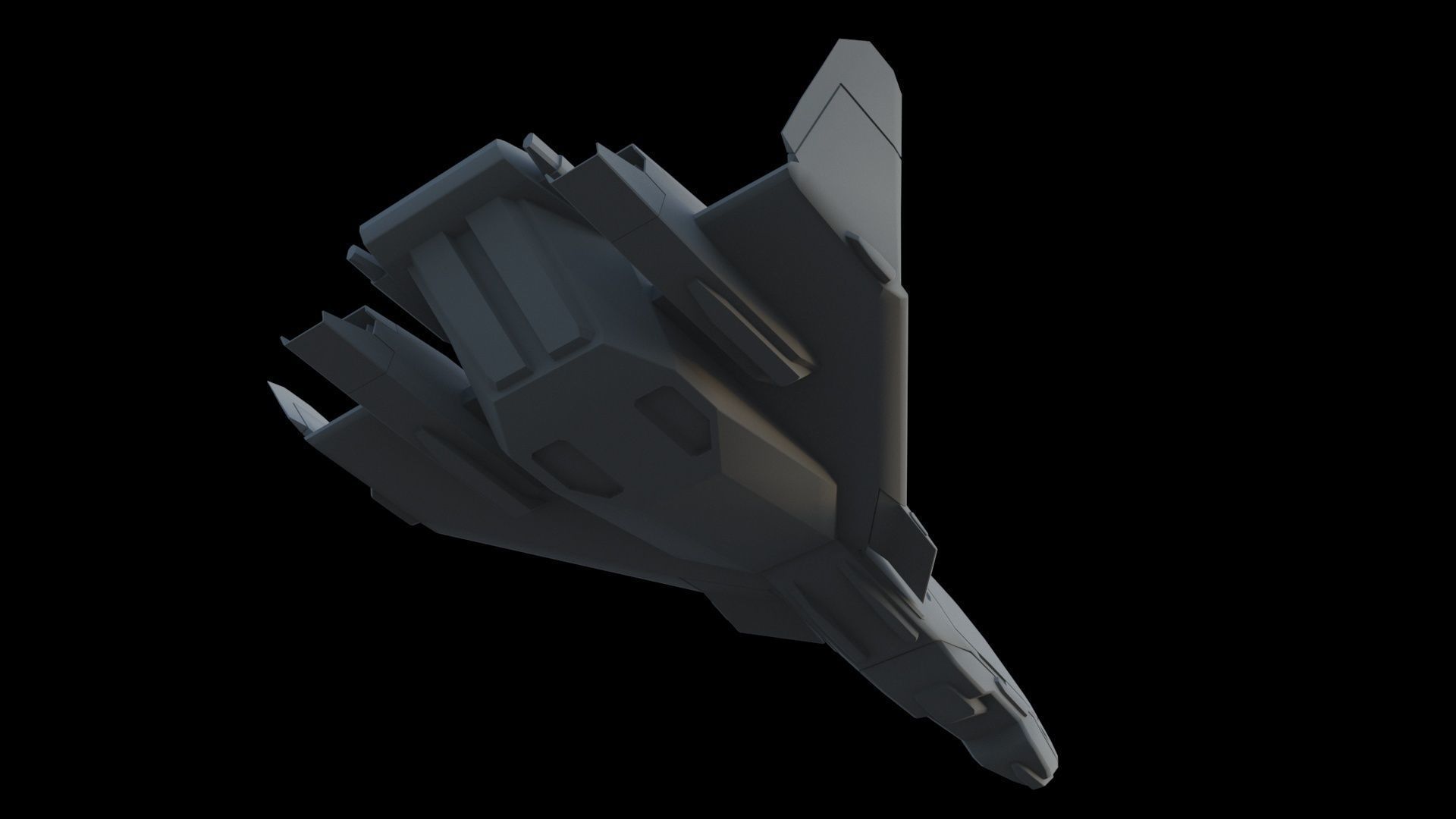 Sci Fi SET -  Aircraft Spaceship 3D model_13