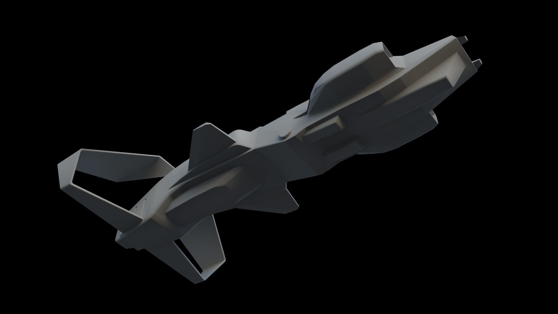 Sci Fi SET -  Aircraft Spaceship 3D model_26